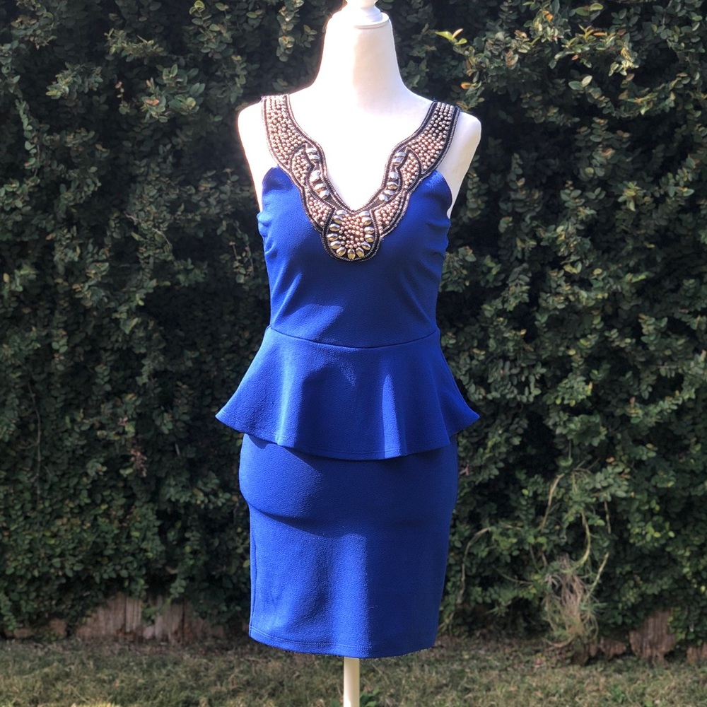 Blue Mini Dress